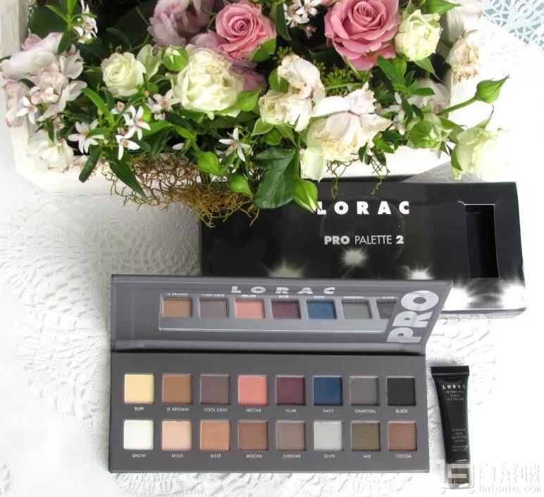 人气款，LORAC  16色专业眼影盘二代 赠打底乳 Prime会员免费直邮含税到手￥323.85