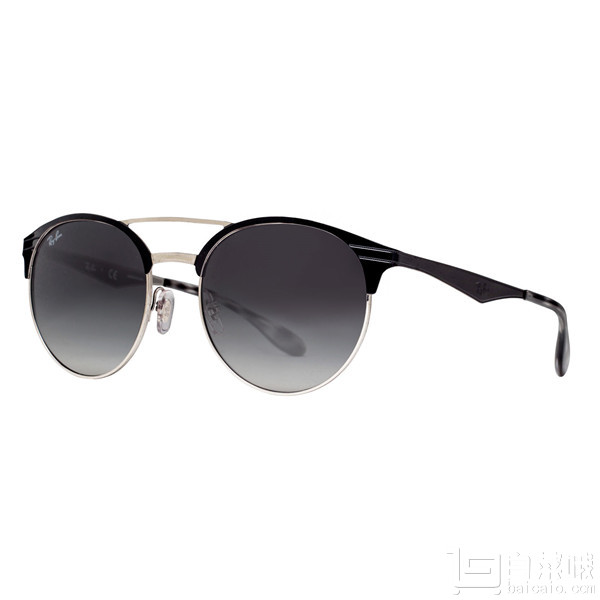 17年春季新款，Ray-Ban 雷朋 RB3545 中性圆形渐变色太阳镜 .99 国内￥1258到手￥460