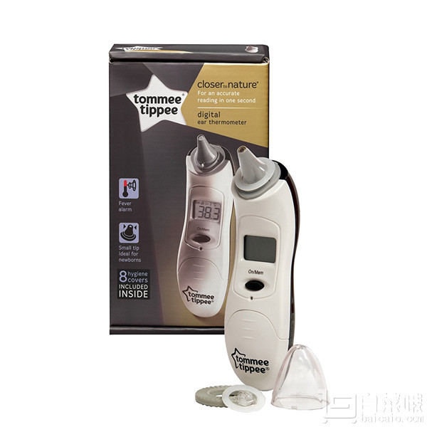 Tommee Tippee 汤美天地 Close to Nature系列 数字耳温枪 Prime会员凑单免费直邮含税到手￥179