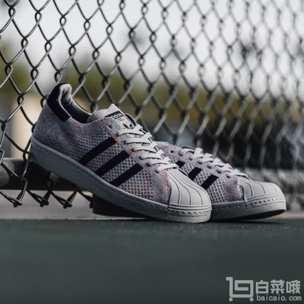 adidas Originals 阿迪达斯 三叶草 Superstar 80s Primeknit 男士运动鞋 到手￥320