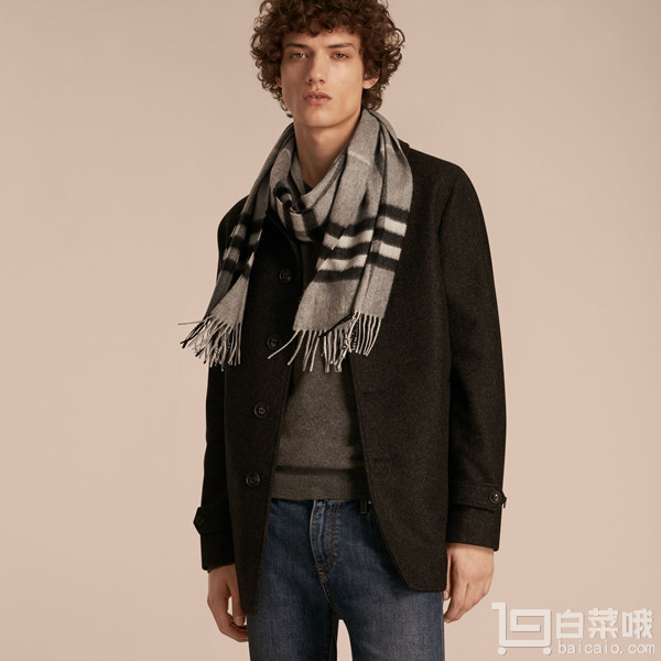 Burberry 巴宝莉 经典格纹纯羊绒围巾￥2080含税包邮