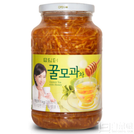 韩国进口，Damtuh 丹特 蜂蜜木梨茶1000g￥32.9+3.92（可满￥199-101）