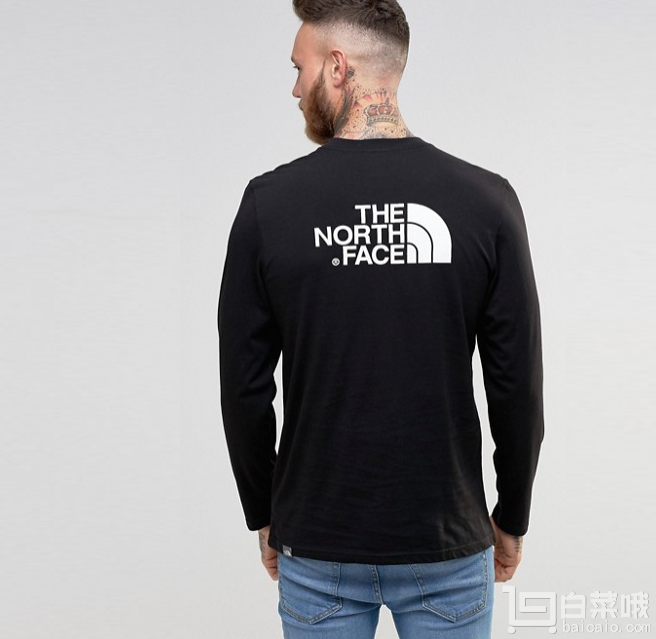 The North Face 乐斯菲斯 男士长袖T恤 Prime会员免费直邮到手￥222