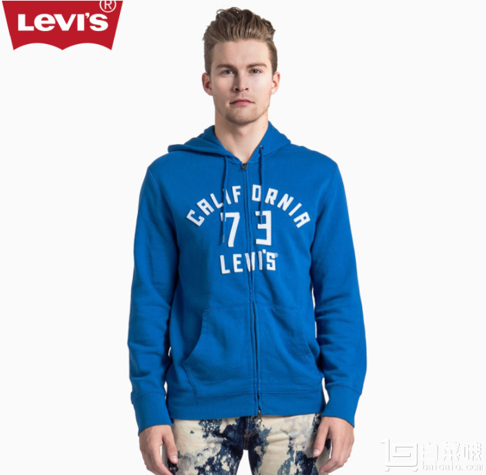 Levi's 李维斯 男士拉链连帽外套￥162.7包邮