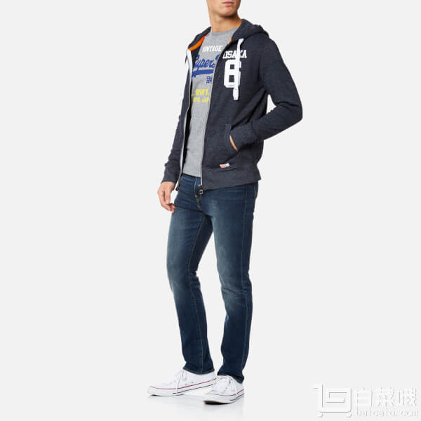 Superdry 极度干燥 Osaka Hibiscus 男士连帽开衫 £31.2（£39 额外8折） 凑单免费直邮到手￥279