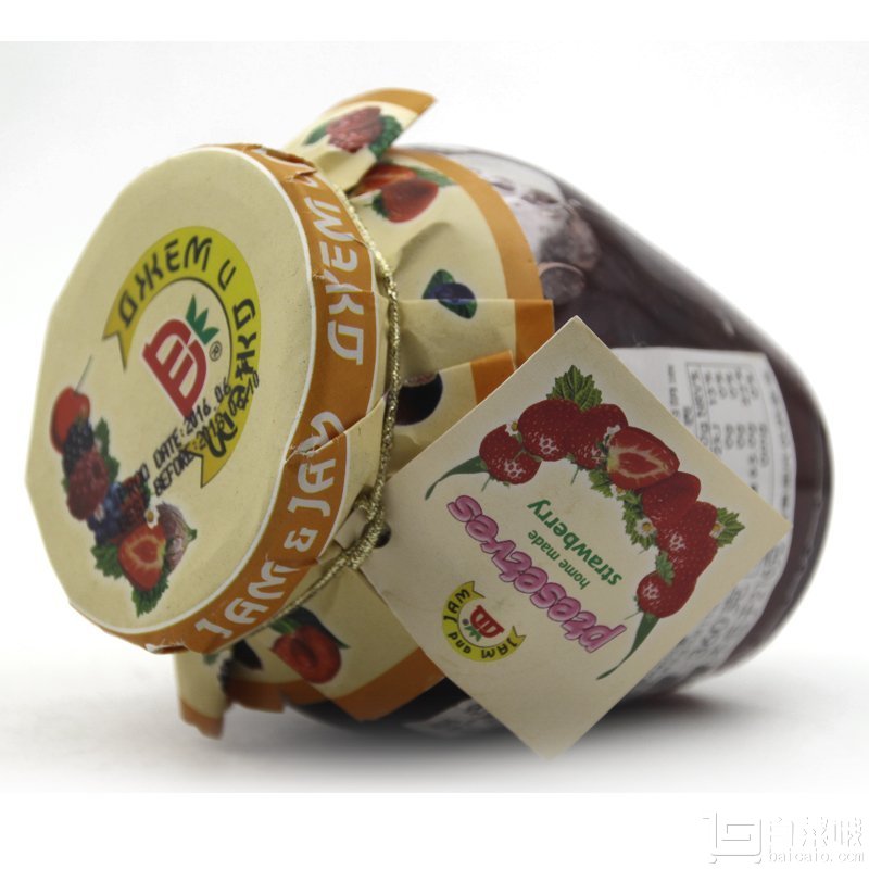 保加利亚进口 Rose petals jam 杰姆 草莓酱 果肉型 360g秒杀价￥16.8