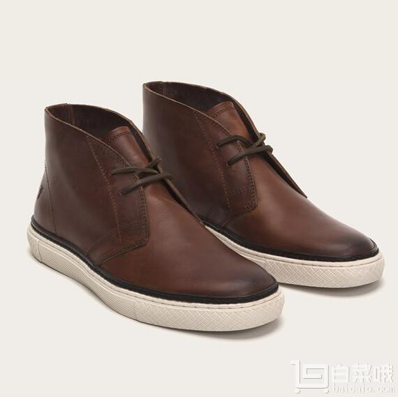 Frye 弗莱 男士真皮系带高帮板鞋秒杀价￥469