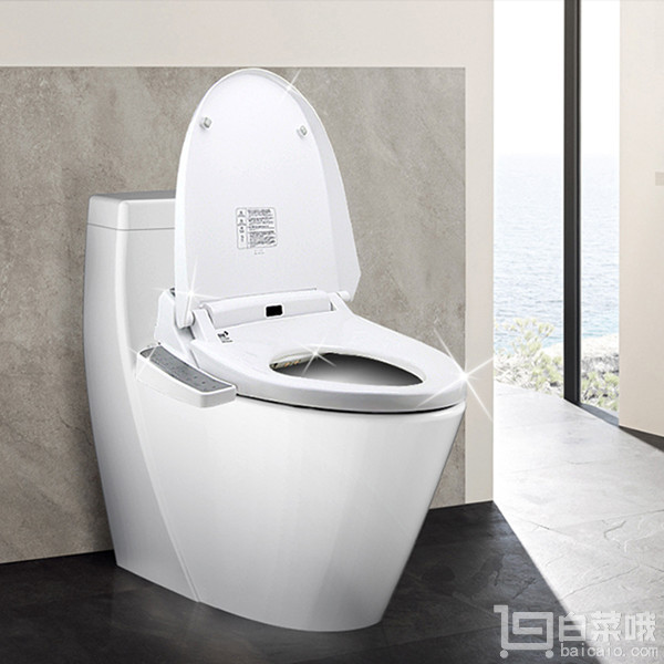 镇店之宝，GROHE 高仪 129219 双漩虹吸连体马桶 305坑距+智能马桶盖套装新低￥4488包邮（￥4888-400）