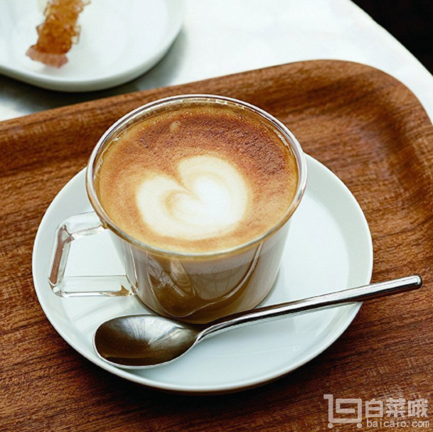 Kinto Cast系列 玻璃咖啡杯 带陶瓷托盘 220ml 8440 Prime会员凑单免费直邮含税到手98元