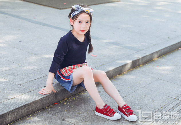 匡威旗下CESHOESES 2017新款儿童韩版帆布鞋 3色29.9元包邮 （需用20元优惠券）