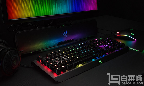 1号0点开始，Razer 雷蛇 BlackWidow X 黑寡妇蜘蛛X幻彩版 悬浮式游戏机械键盘新低￥709包邮（￥799-90）