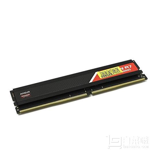 AMD Radeon R7 DDR4 台式机内存 8GB 2400MHz  Prime会员免费直邮含税到手￥426