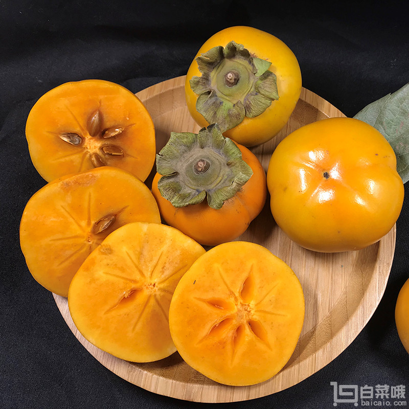 山东威海特产 现摘甜柿子 5斤装￥16.8包邮（￥26.8-10）