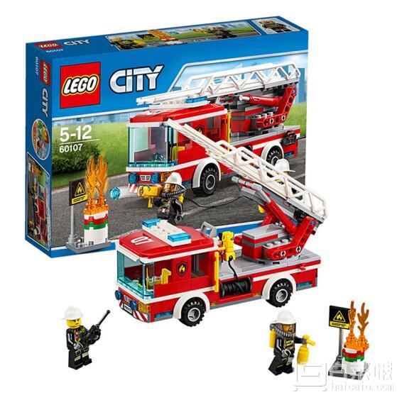 双十二预告，LEGO 乐高 城市系列 云梯消防车 60107109.44元包邮（需领优惠券）
