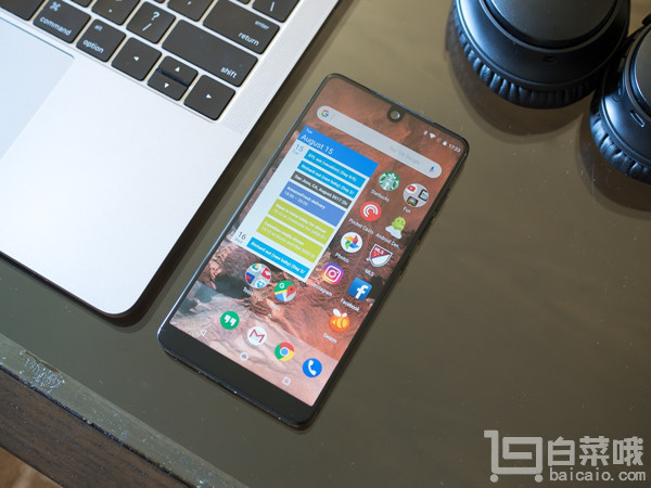 金盒特價，Essential Phone 128GB 全面屏安卓手機+4K全景攝像頭套裝 新低9到手￥2800