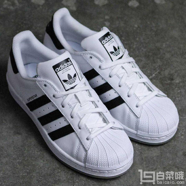 adidas Originals 阿迪达斯 Superstar 大童经典贝壳头休闲鞋 .5到手￥280