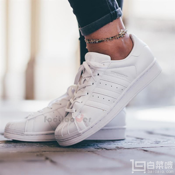 adidas Originals 阿迪達(dá)斯 Superstar 女士經(jīng)典貝殼頭休閑鞋BB0683 .99到手￥270
