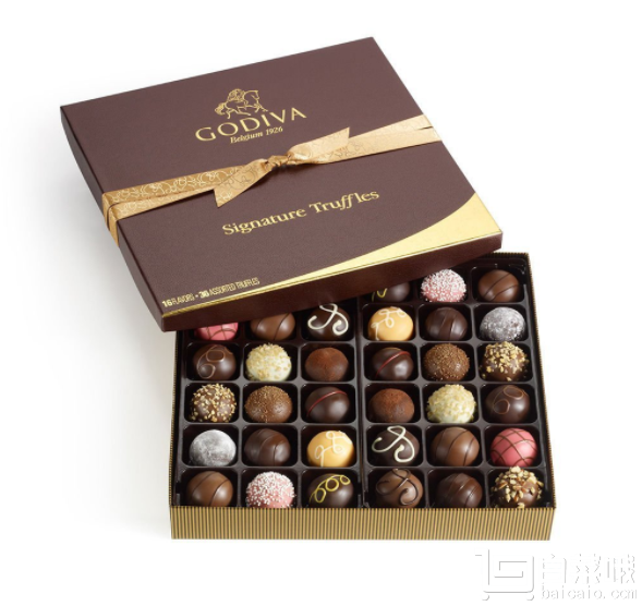 直降￥127！Godiva 歌帝梵 36颗松露巧克力礼盒 Prime会员免费直邮含税到手新低￥390