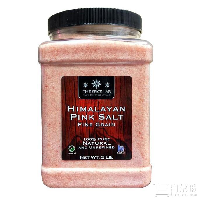 The Spice Lab 喜马拉雅红盐/玫瑰盐 2.26kg*2件新低128.03元含税包邮（需领10元优惠券）