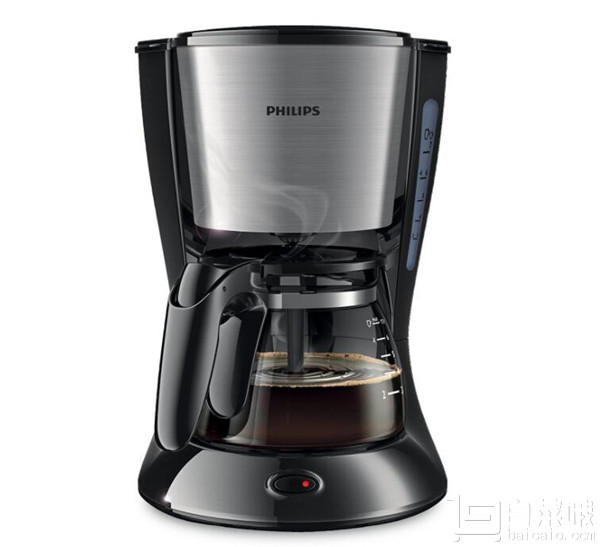 镇店之宝，Philips 飞利浦 Daily Collection HD7434/00 滴滤式咖啡机￥189包邮（￥199-10）
