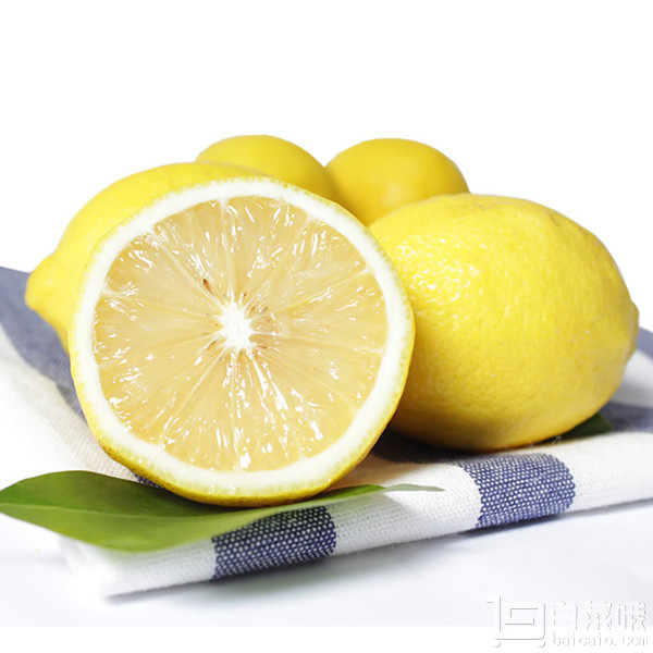 柠之恋 安岳黄柠檬5斤16.9包邮（需领券）
