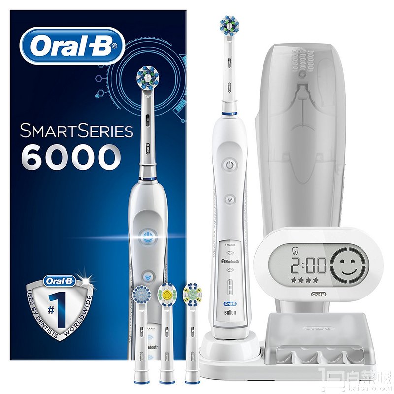 Oral-B 欧乐-B 6000 iBrush D36.535.5X 3D声波蓝牙智能电动牙刷482.9元