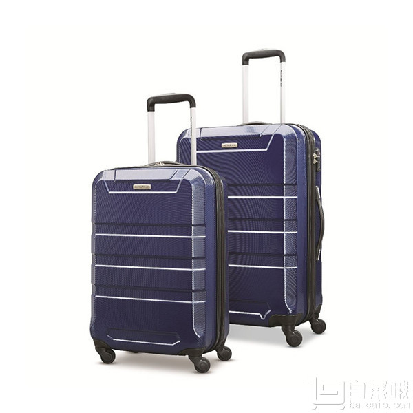 蓝色款补货，Samsonite 新秀丽 Invoke 硬壳拉杆箱2件套（20寸+28寸） 5.99（0.99-15）直邮含税到手￥870