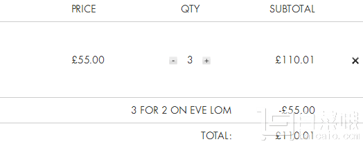 EVE LOM 全線(xiàn)買(mǎi)3免1，TLC緊致水分面霜 50ml 新低￡36.67 湊單免費(fèi)直郵到手￥360