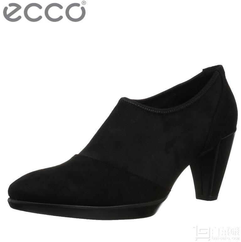 金盒特价，ECCO 爱步 型塑 Shape 55 女士粗跟单鞋 2色 到手￥530