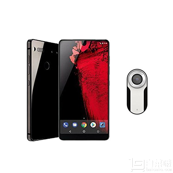 金盒特價，Essential Phone 128GB 全面屏安卓手機+4K全景攝像頭套裝 新低9到手￥2800