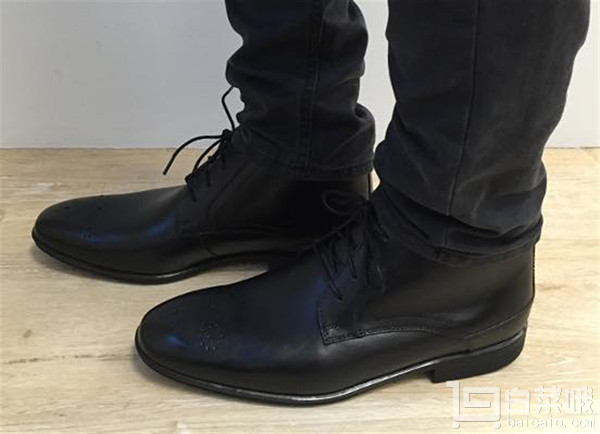 镇店之宝，Rockport 乐步 Style Connected 男士真皮商务短靴V81597￥369包邮（￥399-30）