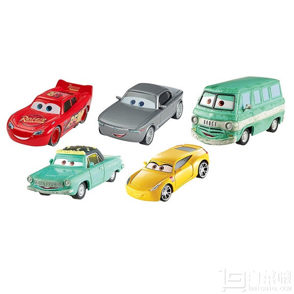 Disney 迪士尼 Pixar Cars 3 赛车总动员3 车模5件套 Prime会员凑单免费直邮含税到手￥94