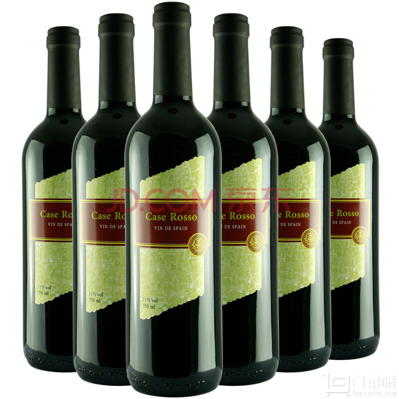 Case Rosso 凯斯 干红葡萄酒 750ml*6瓶*4件￥231包邮（双重优惠）