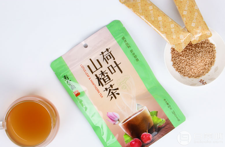 寿全斋 荷叶山楂茶60g￥5.9包邮（￥15.9-10）