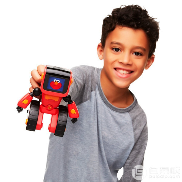 亚马逊海外购：国内折后￥449，WowWee Elmoji 幼教机器人 Prime会员凑单免费直邮含税到手新低￥106