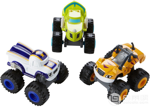 Fisher-Price 費(fèi)雪 FFW56 Nickelodeon 火焰和怪物卡車(chē) 合金車(chē)模3輛裝 Prime會(huì)員湊單免費(fèi)直郵含稅到手￥91