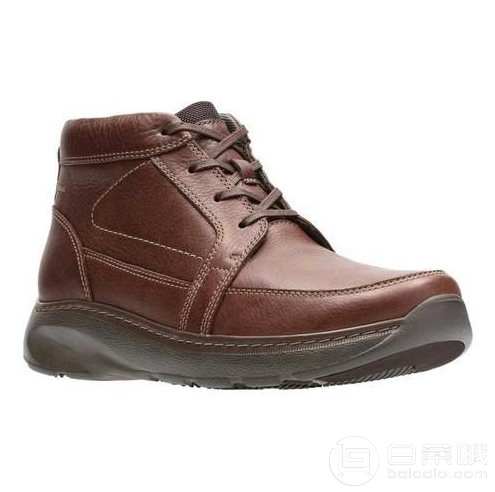 Clarks 其乐 charton 男士真皮系带高帮休闲鞋 Prime会员免费直邮含税到手￥338