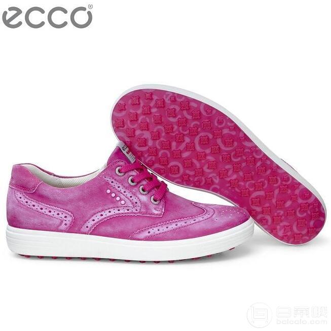 ECCO 愛步 女士Hybrid真皮高爾夫休閑鞋 3.5折新低.99到手￥470