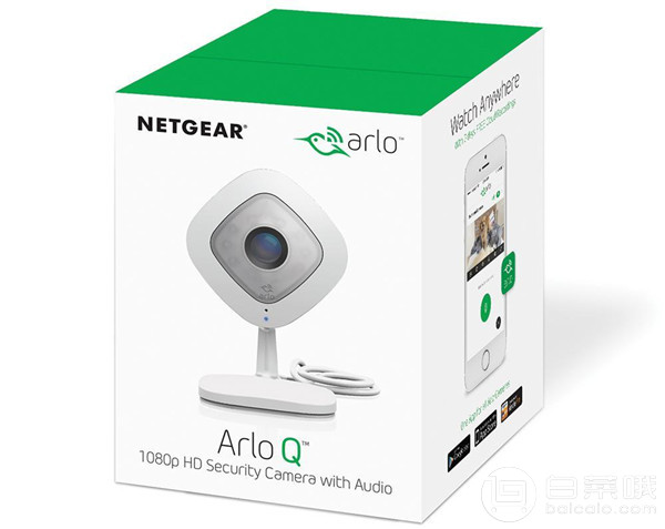 金盒特价，Netgear 美国网件 Arlo Q VMC3040-100EUS 高清智能家用摄像头 Prime会员免费直邮含税到手￥1081