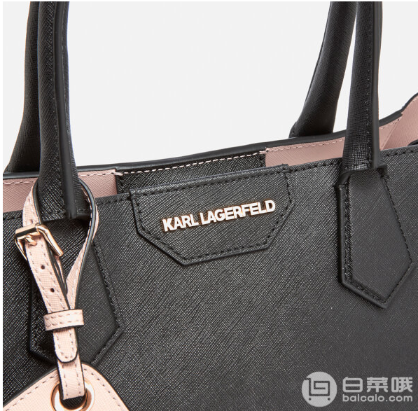 KARL LAGERFELD 女士真皮手提包 4.5折 新低£112.5（£125 额外9折）免费直邮到手￥988