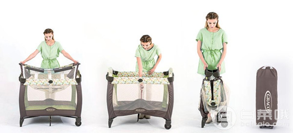 亚马逊中国：Graco 葛莱 Contour Electra系列 多功能可折叠婴儿床 多色￥799包邮