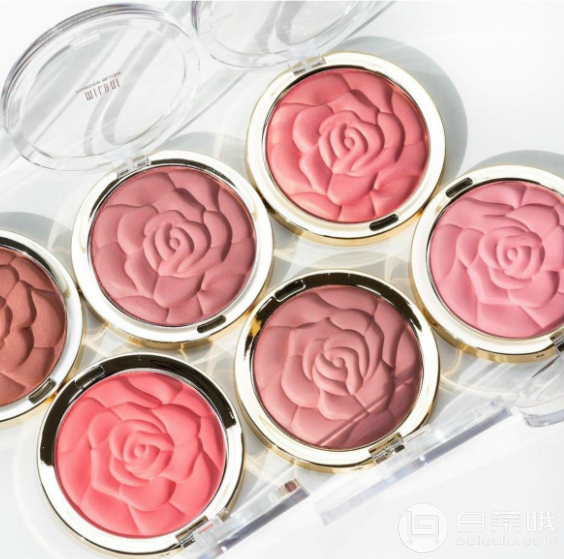 明星产品，Milani 浮雕玫瑰花瓣腮红17g 3色号可选￥59包邮（需领￥10优惠券）