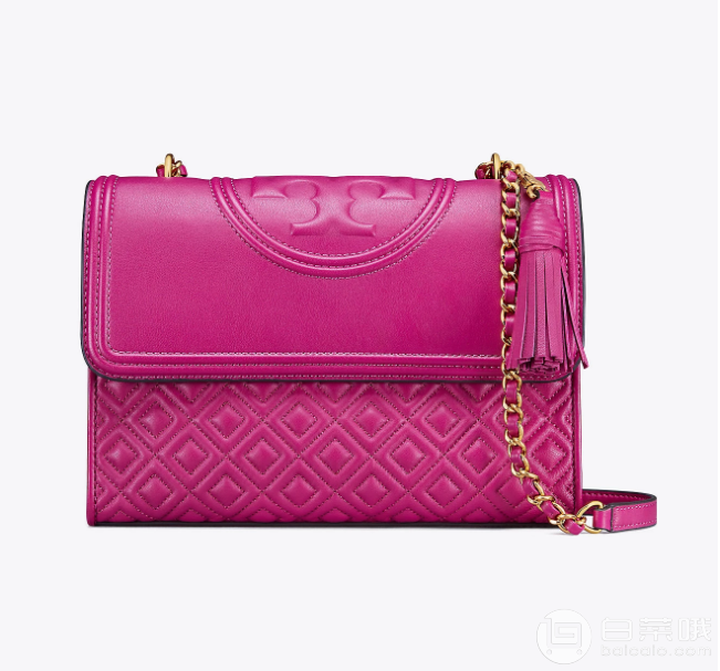 Tory Burch FLEMING 托里·伯奇 女士真皮双链条单肩包 4.3（9 额外7折）到手￥1730