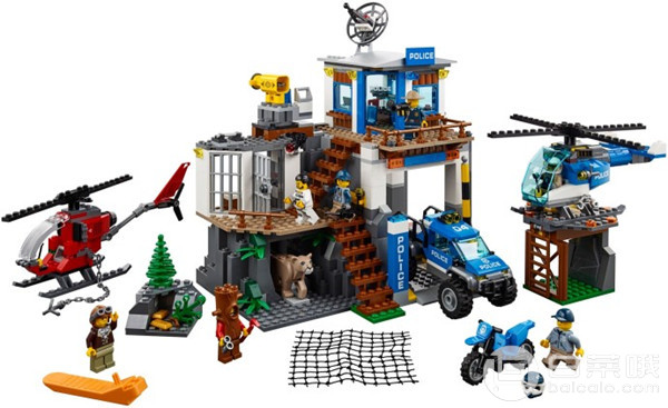 18年新品，LEGO 乐高 CITY 城市系列 60174 山地特警总部 £59.99+£1.99直邮到手559元