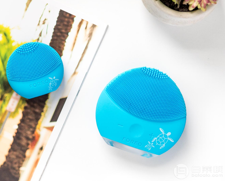 Lookfantastic英国官网：FOREO LUNA mini 硅胶按摩洁面仪 土耳其蓝 £46.96（£55.25 额外85折）免费直邮到手￥415