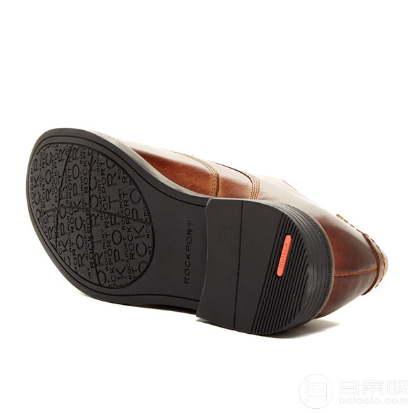 限UK7.5碼，Rockport 樂步 Classic Break Wingtip 男士真皮烤花牛津鞋 Prime會員免費直郵含稅到手￥341