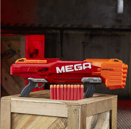 Hasbro 孩之宝 NERF 热火 MEGA系列 双龙发射器 B9894+凑单品￥249包邮（需领￥150优惠券）