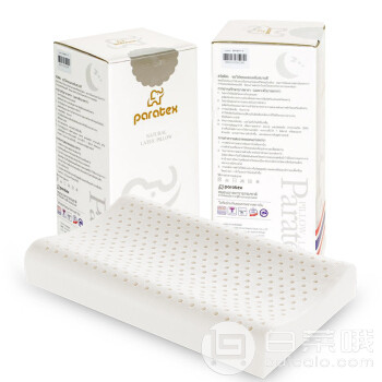京东商城：限Plus会员，Paratex 泰国原装进口纯天然乳胶儿童枕￥169包邮（需领￥100优惠券）