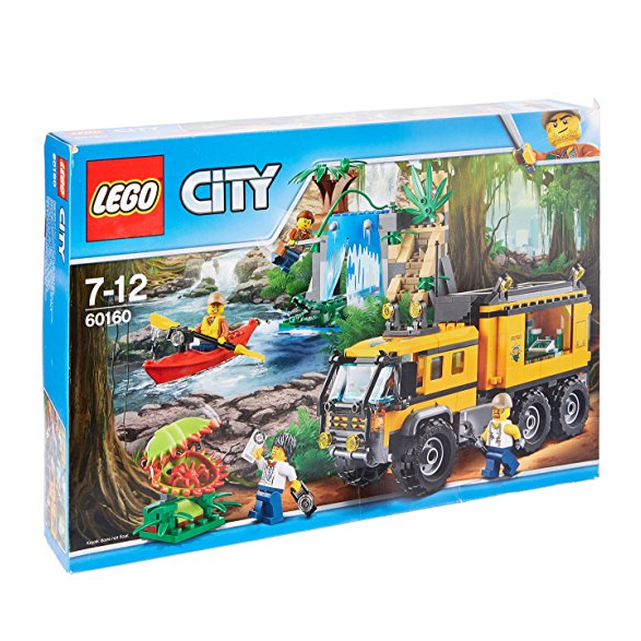 亚马逊中国：LEGO 乐高 60160 城市系列 丛林移动实验室￥349包邮（需领￥100优惠券）