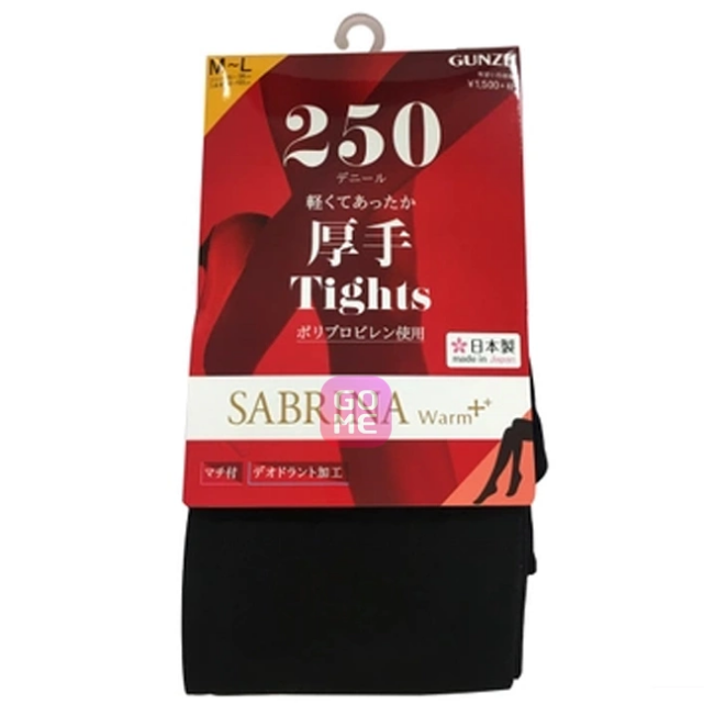 国美海外购：GUNZE 郡是 SABRINA WARM+ 250D连裤袜*3双￥222.67含税包邮（￥320.67-98）